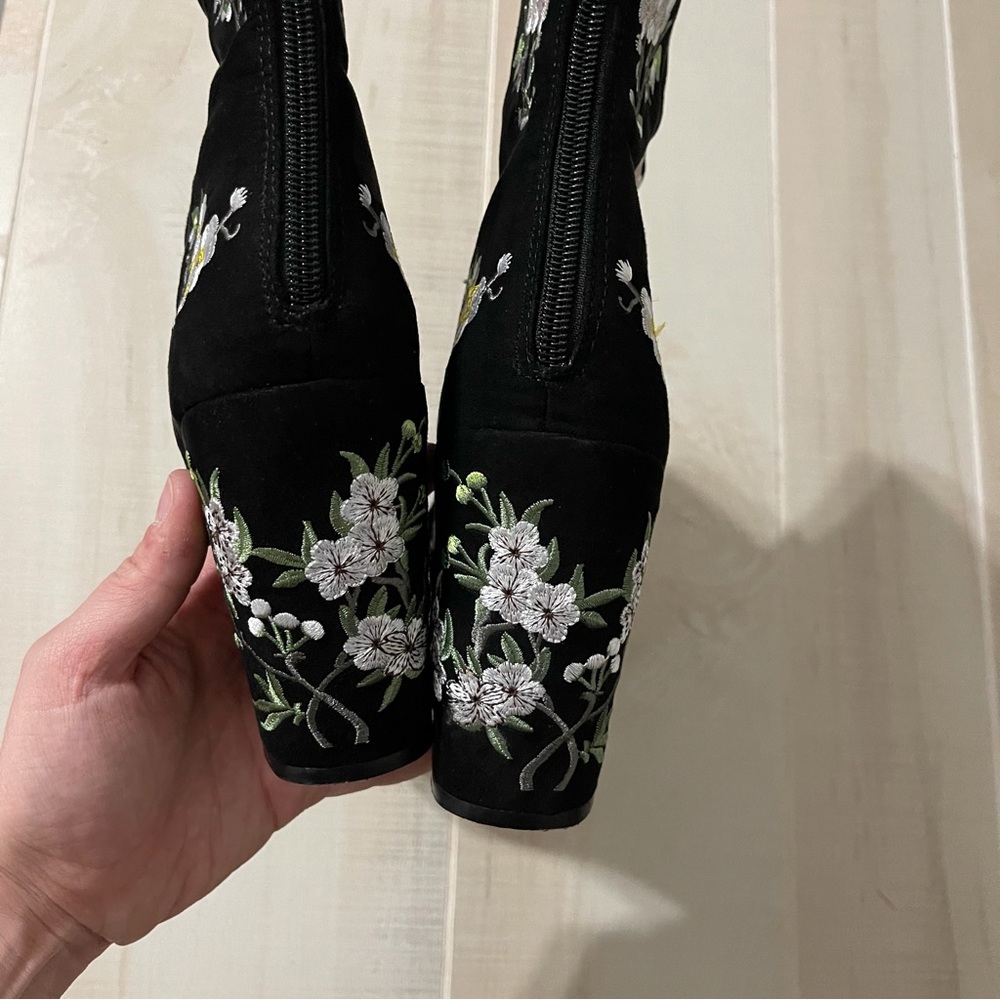 Miss Selfridges Embroidered Boots - Picture 3 of 6